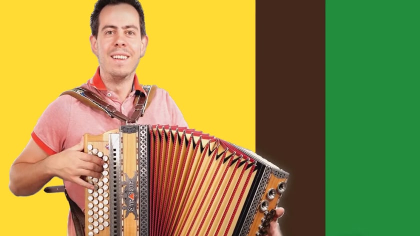 Wo der Wildbach rauscht Griffschrift Steirische Harmonika